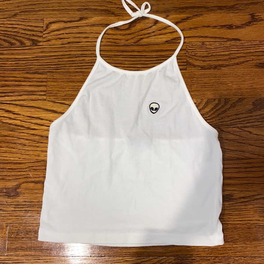Brandy Melville Halter Top with Alien